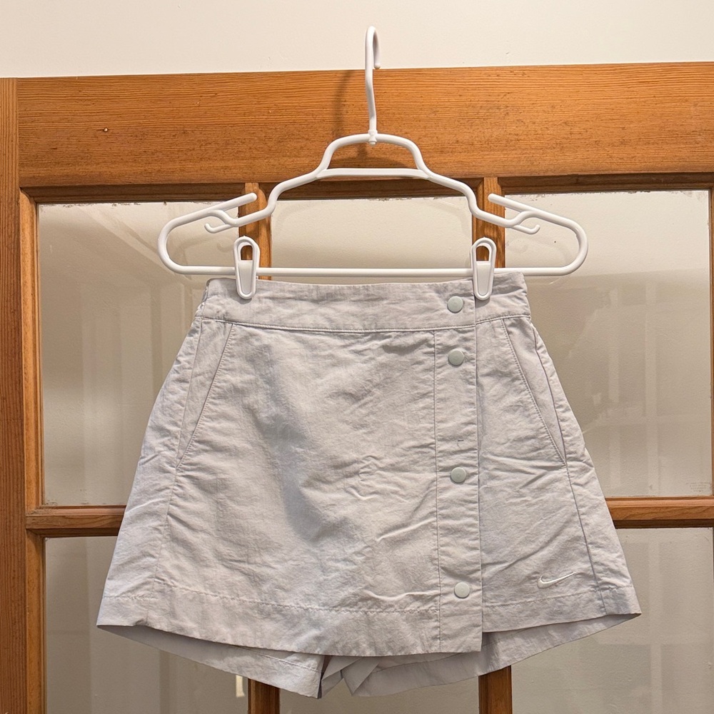 Nike Women's Light Blue Skort with Button Detail